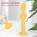 Gentle Diaper Cream Spatula | Baby Bottom Cream Applicator | Soft Silicone Suction Base (Yellow) - Buy Now for International Shipping! - Buy Online on GoSupps.com