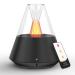 Ltyioe aroma diffuser for essential oils 150ml ultrasound humidifier aromatherapy diffuser with remote control waterless automatic switch -off and LED mood light (black)