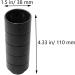 Ruiwaer Mountain Bike Steel Pegs - Front Rear Axle Foot Pegs 110x38mm Black | Bike Accessories - Buy Online on GoSupps.com