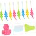 Mobestech 16-Piece Crocodile Children's Toothbrush Set - Soft Training Brushes for Kids - Cartoon Design for Gentle Teeth Cleaning - Buy Online on GoSupps.com