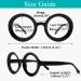 LUR Oversized Round Reading Glasses for Women - 4 Pack Large Frame +1.50 - Stylish & Comfortable Readers in Multiple Colors - Buy Online on GoSupps.com