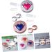 Healeved 6 Pcs Contact Lens Case with Mirror | Travel-Friendly Replaceable PP Foil Holder - International Shipping Available - Buy Online on GoSupps.com