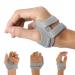 CMC Thumb Brace - Comfortable Thumb Splint for CMC Joint Pain Osteoarthritis Tendonitis Arthritis CMC Joint Thumb Arthritis Brace for Women & Men (Grey Right Hand Medium) Medium Right Hand - Grey