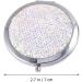 1pc Round Compact Mirror Pocket Mirror for Women Mini Pocket Mirror Bling Cosmetic Mirror Womens Wallets Folding Travel Mirror Girls Makeup Mirror Magnifier Diamond Miss - Buy Online on GoSupps.com