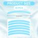 30pcs Lash Lift Ribbons - Silicone Shields & Rods for Eyelash Perming - Blue Ribbed Lash Lift Accessories - Buy Online on GoSupps.com
