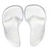1 Pair Flatfoot Insoles Shoe Pads for High Heels Insoles for Plantar Splints Relief Insole Plantar Inserts Silicone Gel Universal Men and Women Foot Pad White