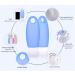 MUUZONING 4-Piece Silicone Travel Bottles Set - 98ml No-Leak Suction Cup with Transparent Bag | Perfect for Shampoo Cream & Body Care - Buy Online on GoSupps.com