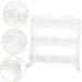 Mikikit Egg Grid Eggs Fridge Refrigerator Egg Bins Clear Egg Case Plastic Egg Organizer Household Camper Van Transparent 20.00X20.00X11.00CM - Buy Online on GoSupps.com