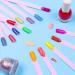100PCS Transparent Fake Nail Display Sticks for Nail Art Practice - Pink - Buy Online on GoSupps.com