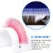 D Curl 13mm Colored Classic Lash Extensions - Blue Green Purple Mixed Individual Lashes 0.07mm - Extension Supplies - Buy Online on GoSupps.com