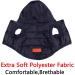 Vecomfy Fleece Lining Small Dog Hoodie Winter Jacket with Hood, Extra Warm Puppy Coat in Blue - Size S - Buy Online on GoSupps.com