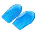 O/X Leg Correction Insoles - Silicone Gel Foot Orthotic Arch Support Shoes Insert Pads Heel Cup Posture Corrective Heel Cups Gel Heel Cups Plantar Fasciitis Inserts - Large(S)