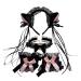 TQUXNGA 1set Halloween Cosplay Ear Headband and Choker/Lace Cuffs/Tail Cosplay Lovely Costume Party Accessories for Adult 5