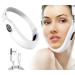 Double Chin Reducer Machine, Intelligent Face Lift Device Beauty Belt, V Face Beauty Device for Lifting with Blue Red Light Off-white