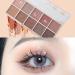 Erinde 10-Color Matte Nude Eyeshadow Palette | Blendable & Long-Lasting Shades with Professional Brush | Travel-Friendly Neutral Naked Eye Makeup | Plant Rhythm Collection - Buy Online on GoSupps.com