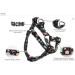 Cosyhome London Dog Harness Leash Set Breathable Adjustable Dog Lead and Harness No Pull Small Medium Large dog(black and white grids M) m Black and white grids - Buy Online on GoSupps.com