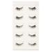 Vivis 3D Half False Corner Eyelashes Fuax Mink Wispy Natural Black Fake Cat Eye Soft Clear Band Volume Lashes 5 Pairs - 302