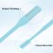3 Pack Nose Hair Trimmer - 2 in 1 Professional Double Headed Hair Clipper & Remover (Blue) - Perfect for Men & Women - International Shipping Available - Buy Online on GoSupps.com