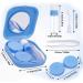 Buy Bzkser 4-Piece Contact Lenses Container Set - Travel-Ready Storage Box with Tweezers Suction Cups & Mirrors for Home & On-the-Go - Buy Online on GoSupps.com