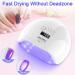 UV LED Nail Lamp NAILGIRLS 150W | Gel Nail Polish Dryer with 4 Timer Settings and Auto Sensor | Home Salon UV Light Curing Lamp - Buy Online on GoSupps.com