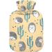 Naanle Cactus Hedgehog Heat Bottle | 2L Large Warm Water Bottle for Pain Relief | Hot & Cold Therapy | Ideal Bed & Hand Feet Warmer - Buy Online on GoSupps.com