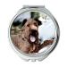 Mirror makeup mirror Irish Terrier Dog Terrier Animal Pet pocket mirror portable mirror