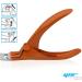 YNR 3 Way Acrylic Nail Clipper UV Gel False Fake Nail Cutter Professional Salon & Manicure Art Tool (Orange) - Buy Online on GoSupps.com