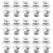 30 Pieces Metal Locking Pin Backs Locking Pin Keepers Locking Backs for Disney Pins Locking Clasp Lapel Pin Backs Locking No Tool Required Suitable for Broochs Badge Brooch (Silver)