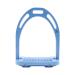 AK Aluminum Stirrups with Coated Colors (4.75 INCHES Light Blue) 4.75 INCHES light blue