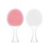 Yanban electric cleaning brush portable electric massage brush washing head delicate skin-friendly silicone cleaning brush 2 pieces