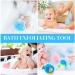 COHEALI Unicorn Bath Ball Cleaning Sponge - 2pcs PVC Cartoon Tub Puff for Kids - Buy Online on GoSupps.com