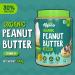 ALPI NO Organic Natural Peanut Butter Crunch - 100% Roasted Organic Peanuts - 30g Protein No Added Sugar & Salt Gluten Free Plant Based Unsweetened Peanut Butter Crunchy (1 KG) - Buy Online on GoSupps.com