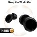 Buy 45dB Noise Cancelling Ear Plugs for Sleeping & Travel - Soft Silicone Hearing Protection with 8 Reusable Tips - Buy Online on GoSupps.com