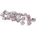 Nail Charms Different Shapes Nail Design Rhinestone Nail Decoration Box Set 20 Pieces for Performance (Pink) - Buy Online on GoSupps.com