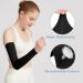 Arm Compression Sleeve for Men & Women - 20-30 mmHg Full Arm Support for Pain Relief Swelling & Recovery - Black Large - Buy Online on GoSupps.com