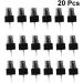 Solustre 20PC Pumping Heads for Spray Bottles | 18mm Perfume & Essential Oil Bottle Replacements | Travel & Home Use - Black - Buy Online on GoSupps.com