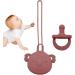Wukesify Baby Pacifier Holder Set | Safe & Easy to Clean Schnulleretui for Travel Camping & Everyday Use - Buy Online on GoSupps.com