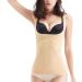 Shop Women's Shapewear Bodice Camisole Top - Black & Beige Body Forming Vest XL-XXL | International Shipping - Buy Online on GoSupps.com