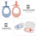 TOVINANNA 6 Pack Silicone Manual Training Toothbrush for Kids - Safe Fun Oral Care & Children's Toys - Buy Online on GoSupps.com