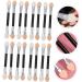 PLAFOPE 30pcs Eye Shadow Stick Double Dual-side Eyeshadow Brushes Eyeshadow Eye Mascara Aluminum - Buy Online on GoSupps.com