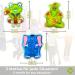 Lisacare Cooling Pads for Children - 3-Set Cold Warm Compresses with Frog Dragon & Elephant Motifs - Non-Toxic & Versatile Cool Packs - Buy Online on GoSupps.com