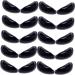 Gleavi 30 Pairs D-Shaped Anti-Slip Self-Adhesive Glasses Nose Pads - Cushions & Plate Pebbles Black (1.5x0.6cm 3pcs) - Perfect for Comfort & Fit - Buy Online on GoSupps.com
