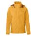 Vaude rain jacket women light - Women's escape light jacket waterproof outdoor jacket breathable windbreaker with hood climate -friendly hiking jacket 40 Burnn Yellow