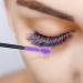 50PCS Disposable Silicone Eyelash Mascara Wands Brushes - Professional Makeup Tool Set (Purple) - Buy Online on GoSupps.com
