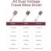 PLAVOGUE Dual Voltage Hair Dryer Brush | 100M Ionic Volumizer | White-Pink - Perfect for International Shipping - Buy Online on GoSupps.com