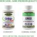 Paradise Herbs Ginkgo Biloba - 60 Vegetarian Capsules for Cognitive Support - Buy Online on GoSupps.com