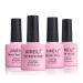 AIMEILI Hema Free Gel Nail Polish No Wipe Top Coat  No Wipe Matte Top Coat  Base Coat and Builder Base for Nails Gel Set