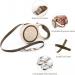 Hycyyfc 3/5m Extendable Dog Leash - Comfortable Roller Leash for Small & Large Dogs Adjustable Training Line for Puppies & Cats in Brown - Buy Online on GoSupps.com