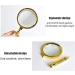 Portable Magnifiers 10X Metal Engrave Flower Handheld Magnifier Optical Lens Detachable Reading Loupe Full of Stars - Buy Online on GoSupps.com