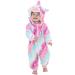 Baby Fleece Sleepsuit Onesie for Girls Toddler Hooded Romper Jumpsuit Kids Flannel Pyjamas Boy Clothing Pink 18-24 Months